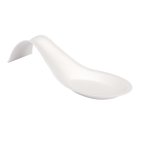 Ложка фуршетная "Bionic"белая 10.1*2.7*2.6см. (уп=50шт.)