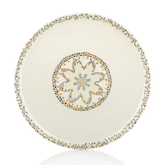 Тарелка круглая d=21 cм,фарфор,серия "TESSERA",By Bone