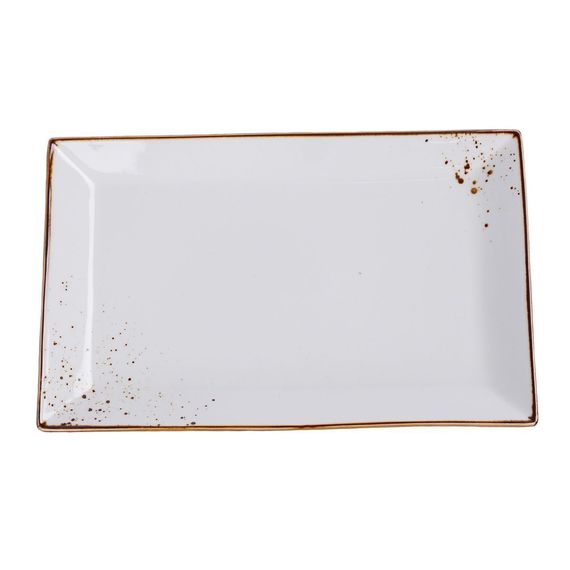 Блюдо прямоугольное 38*18 см, фарфор, серия "Элеганс" "The Sun" P.L.