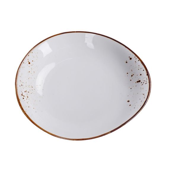 Салатник 1,1л, 28*24 см, h=4,5см, фарфор, серия "Элеганс" "The Sun" P.L.