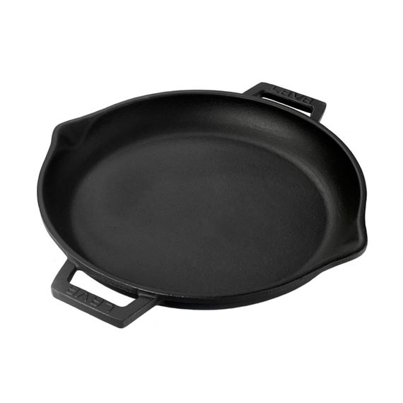 Сковорода круглая с ручками 30см чугун LAVA