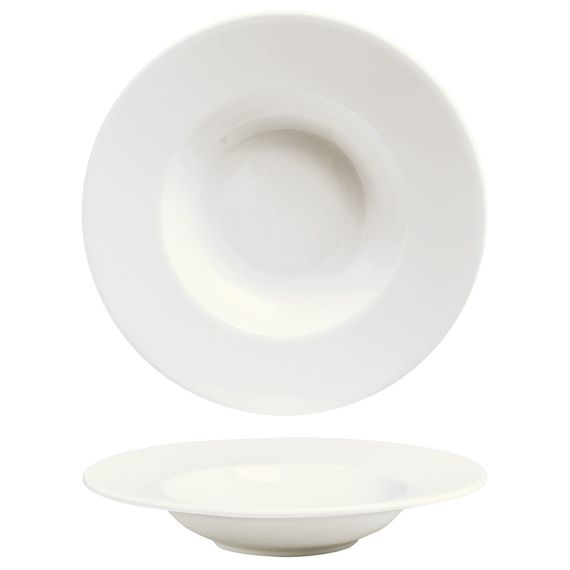 Тарелка глубокая 23см, 280мл фарфор "NOBLE" серия "Fine Plus"