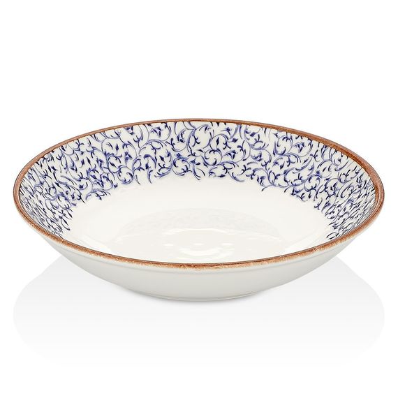 Тарелка глубокая,салатник d=21 cм,800 мл, фарфор,серия "Tinta Edera" By Bone