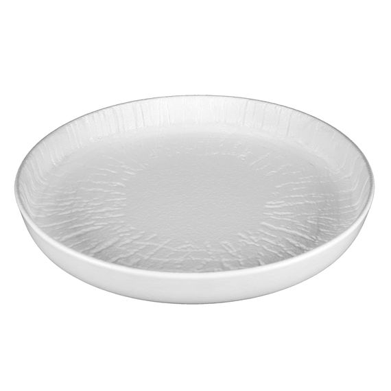 Тарелка круглая с бортом d=23cм, серия "White Raw Wood"  P.L. - ProffCuisine