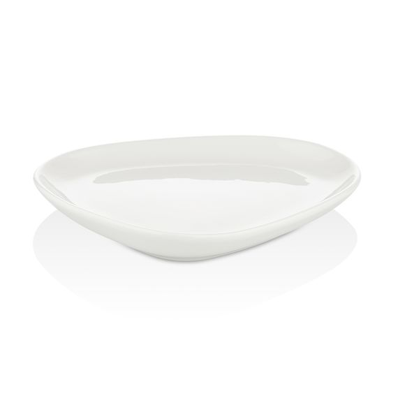 Тарелка мелкая 32*27 см,фарфор,серия "Island White", By Bone