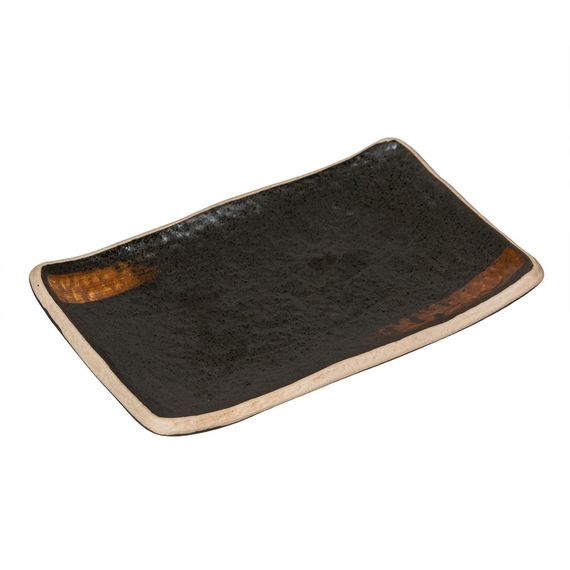 Блюдо для подачи 23,5*14,7*3 см, "Dark Panasia" P.L. Proff Cuisine