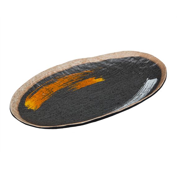 Блюдо овальное 24*14*2,6 см,меламин,серия "Паназия"  P.L.