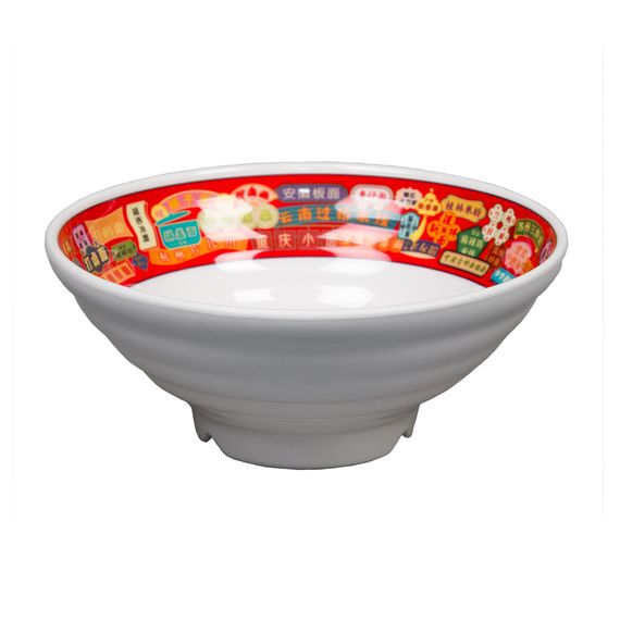 Салатник,чашка для супа,лапши 22*9,8 см,1400мл.меламин,серия "Паназия"  P.L.