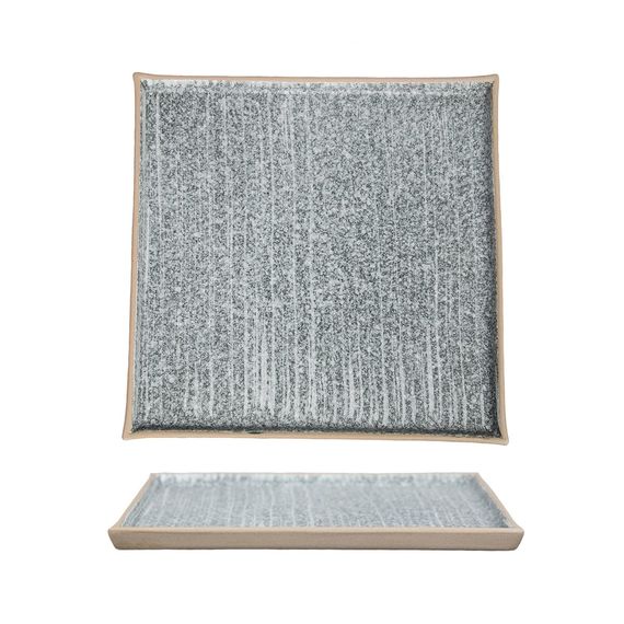 Тарелка квадратная 20,5*20,5 см, Stone Untouched Taiga, P.L. Proff Cuisine