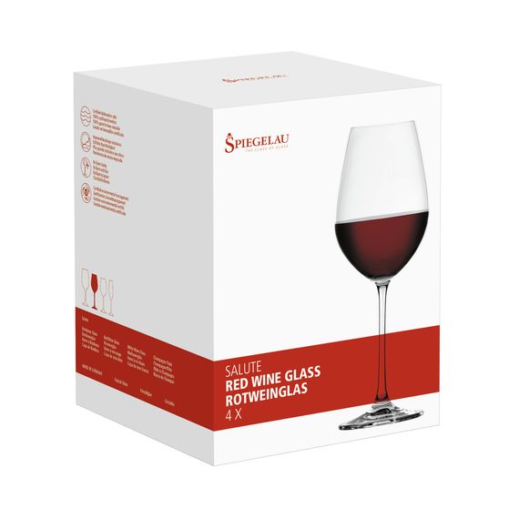 Набор бокалов для красного вина Salute Red Wine, 4 шт., 550 мл, 4720171, Spiegelau, изображение 3