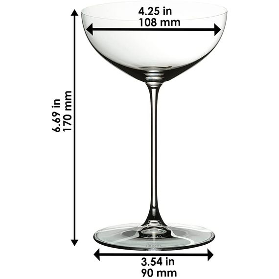 Набор бокалов COUPE/MOSCATO/MARTINI КОКТЕЙЛЬ RIEDEL VERITAS RESTAURANT, 6 шт, 240 мл, 0449/09, Riedel, изображение 5
