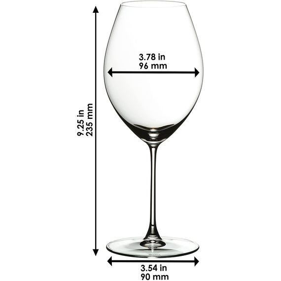Набор бокалов OLD WORLD SHIRAZ RIEDEL VERITAS RESTAURANT, 6 шт, 600 мл, 0449/41, Riedel, изображение 6