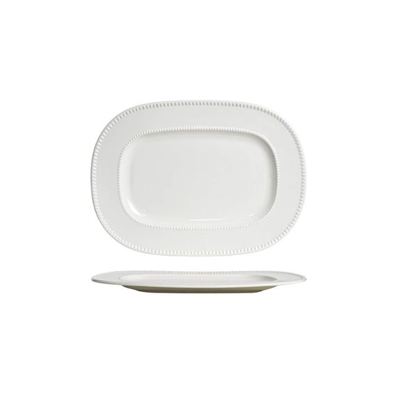 Блюдо овальное 33 cм,фарфор "NOBLE" серия "LUXE"