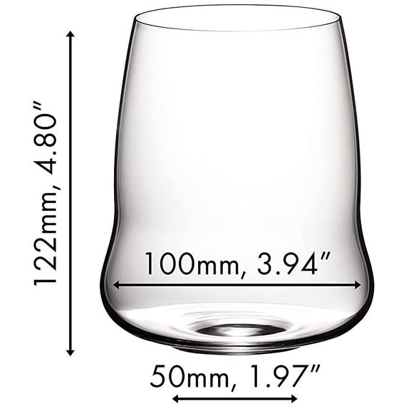 Набор бокалов CABERNET SAUVIGNON SL RIEDEL STEMLESS WINGS RESTAURANT, 12 шт, 670 мл, 0789/0, Riedel, изображение 2
