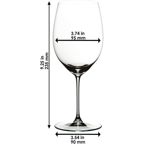 Набор бокалов CABERNET/MERLOT RIEDEL VERITAS RESTAURANT, 6 шт, 625 мл, 0449/0, Riedel, изображение 6