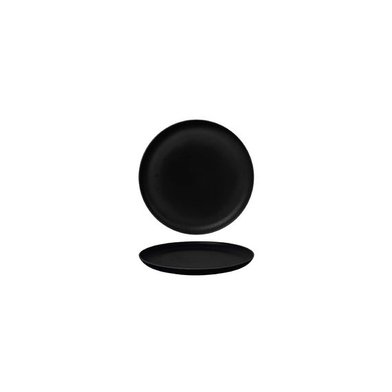 Тарелка с бортом d=21 cм,фарфор "NOBLE" серия "Fine Plus-Black Sand"