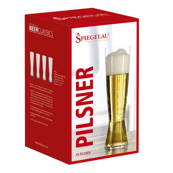 Набор стаканов для пива Beer Classics Tall Pilsner Set/4, 4 шт., 425 мл, 4991970, Spiegelau, изображение 5