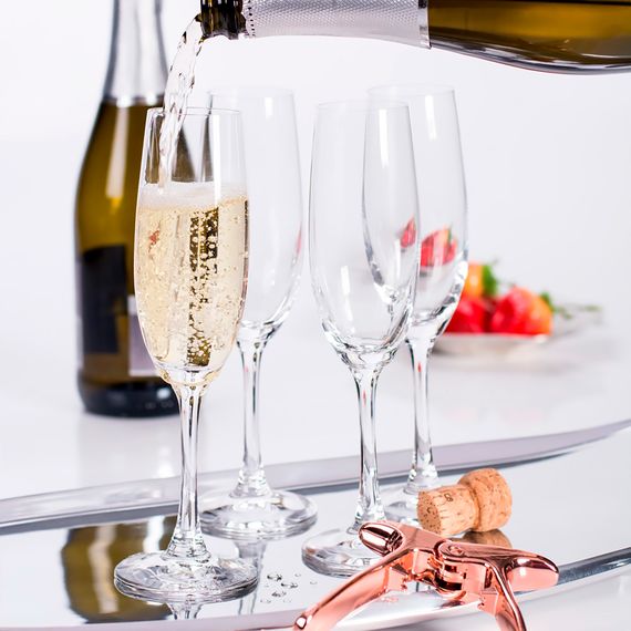 Набор бокалов для шампанского, 190 мл, 4 шт., прозрачные, бессвинцовый хрусталь, серия Winelovers, Spiegelau, изображение 3