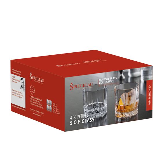 Набор бокалов для виски Single Old Fashioned, 270 мл, 4 шт., прозрачные, бессвинцовый хрусталь, серия Perfect, Spiegelau, изображение 6