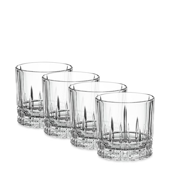 Набор бокалов для виски Single Old Fashioned, 270 мл, 4 шт., прозрачные, бессвинцовый хрусталь, серия Perfect, Spiegelau