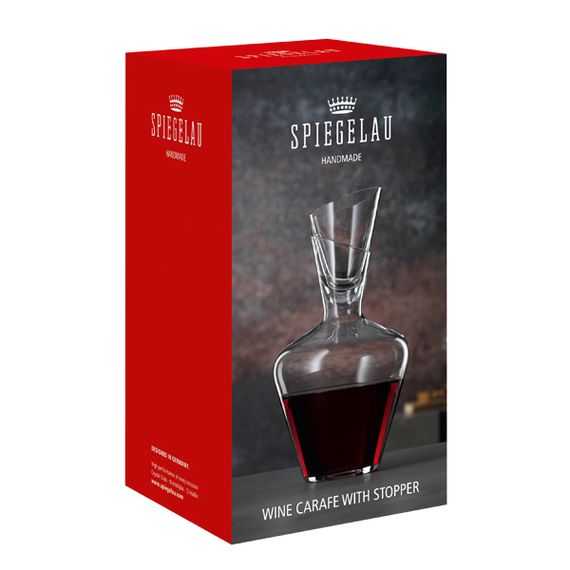 Декантер для вина с пробкой, 1000 мл, хрустальное стекло, серия Definition, Spiegelau, изображение 5