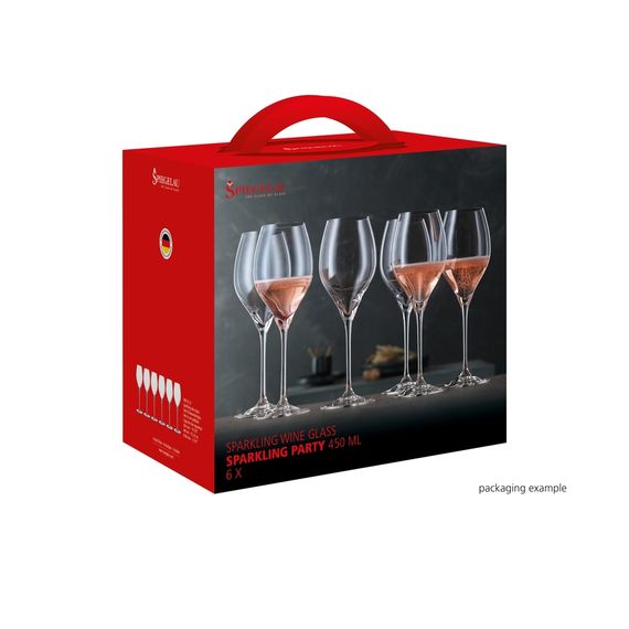 Набор бокалов для шампанского, серия Sparkling Party, 6 шт, 450 мл, 4900327, Spiegelau, изображение 5