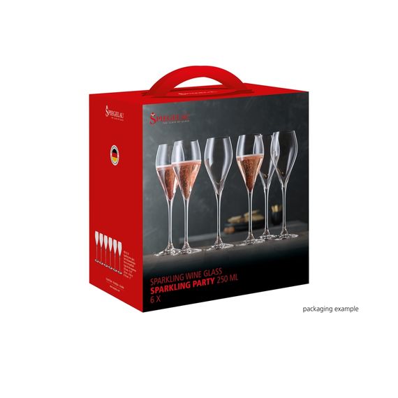 Набор бокалов для шампанского, серия Sparkling Party, 6 шт, 250 мл, 4900329, Spiegelau, изображение 5