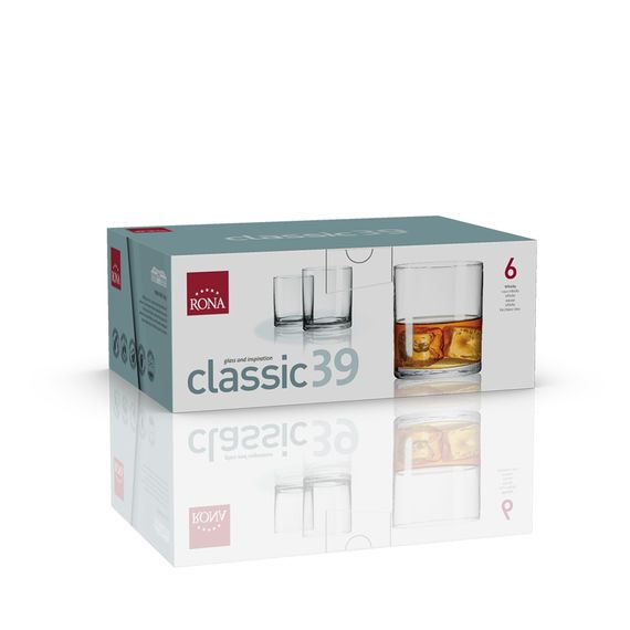 Набор из 6-ти стаканов для виски серии Classic, 390 ml, Rona, изображение 3