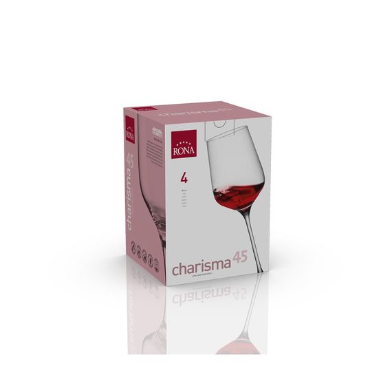 Набор из 4-х бокалов для вина Charisma 450 мл, D 88 мм, H 250 мм, Rona, изображение 4