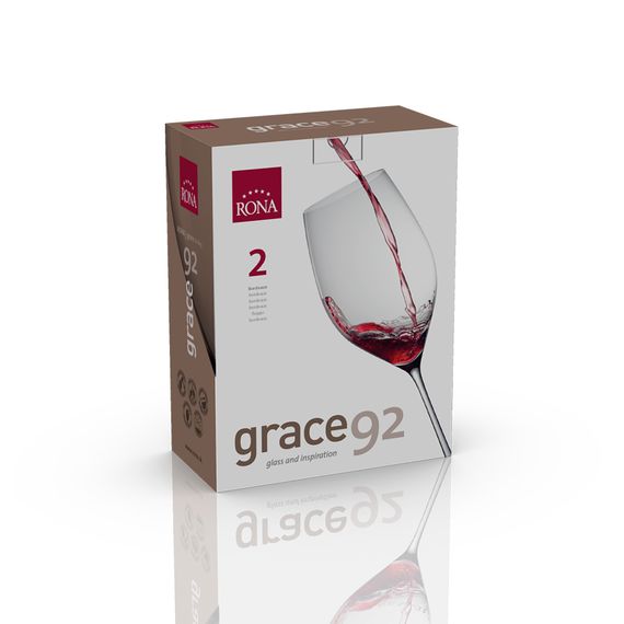 Набор из 2-х бокалов для Бордо, серия Grace, 920 мл, Rona, изображение 3