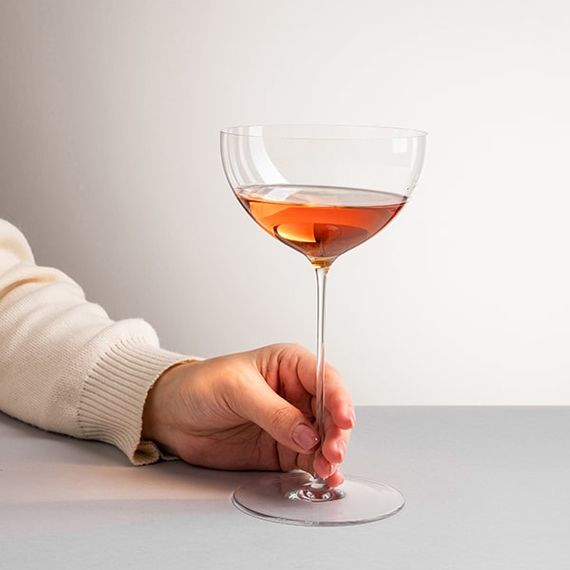 Набор из 6-ти бокалов-блюдец для шампанского Medea 450 мл; D=120мм,H=210мм, Rona, изображение 2