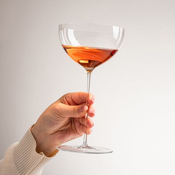 Набор из 6-ти бокалов-блюдец для шампанского Medea 450 мл; D=120мм,H=210мм, Rona, изображение 3