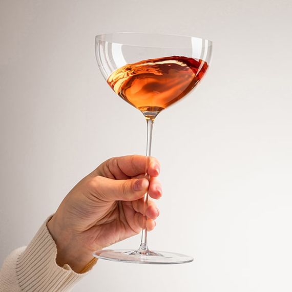 Набор из 6-ти бокалов-блюдец для шампанского Medea 450 мл; D=120мм,H=210мм, Rona, изображение 6