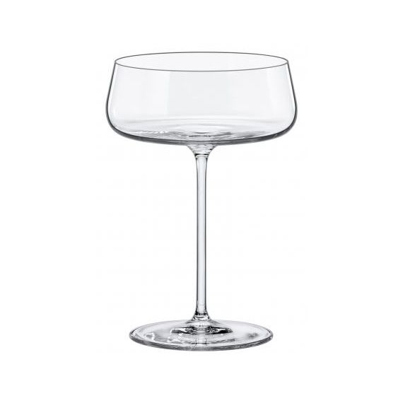 Набор из 6-ти бокалов-блюдец для шампанского Mode 425мл; D=12,H=17см, Rona