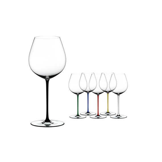 Бокал для красного вина Old World Pinot Noir, 705 мл, прозрачный/черный, хрусталь, серия Fatto a Mano, Riedel, изображение 4