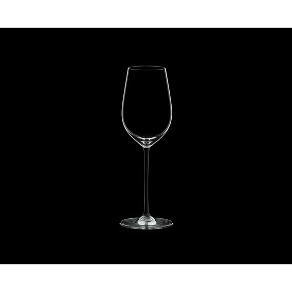Бокал для вина Riesling/Zinfandel, 395 мл, прозрачный/черный, хрусталь, серия Fatto a Mano, Riedel, изображение 2