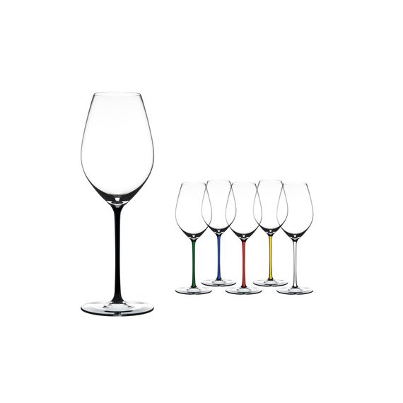 Бокал для шампанского Champagne, 445 мл, прозрачный/черный, хрусталь, серия Fatto a Mano, Riedel, изображение 6