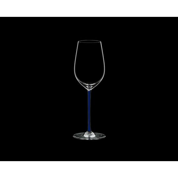 Бокал для вина Riesling/Zinfandel, 395 мл, прозрачный/синий, хрусталь, серия Fatto a Mano, Riedel, изображение 7