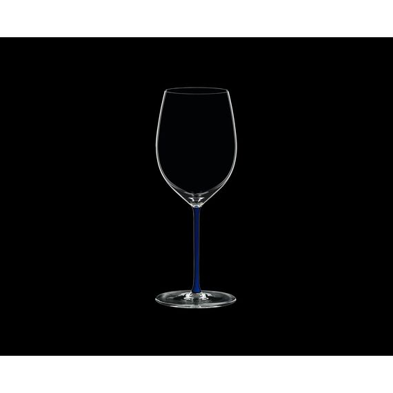 Бокал для красного вина Cabernet, 625 мл, прозрачный/синий, хрусталь, серия Fatto a Mano, Riedel, изображение 4