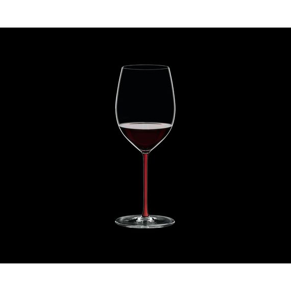 Бокал для красного вина Cabernet, 625 мл, прозрачный/красный, хрусталь, серия Fatto a Mano, Riedel, изображение 5