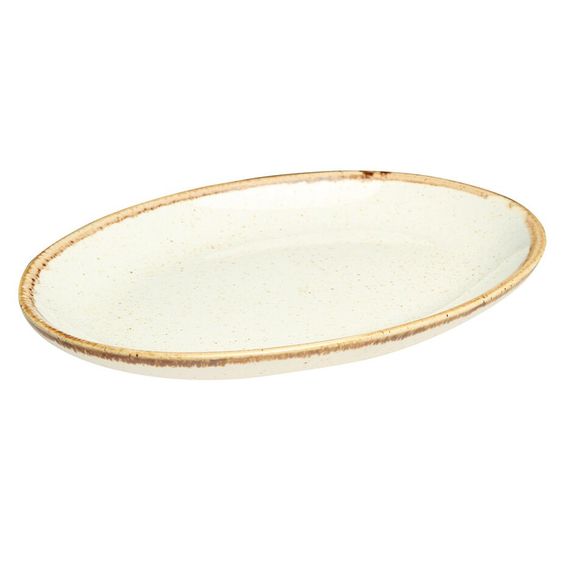 Блюдо овальное 24х19 см, Seasons Бежевый, Porland, изображение 3