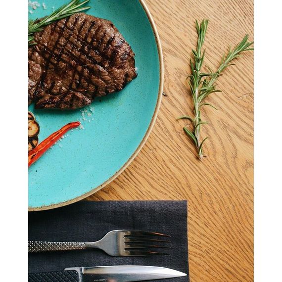 Тарелка 24 см безбортовая, Seasons Бирюзовый, Porland, изображение 19