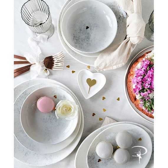 Тарелка плоская 21см, цвет дымчатый, SMOKY, Porland, изображение 16