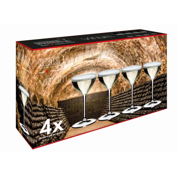 Набор бокалов для шампанского Vinum, 4 шт., 445 мл, 5416/58-23, Riedel, изображение 10