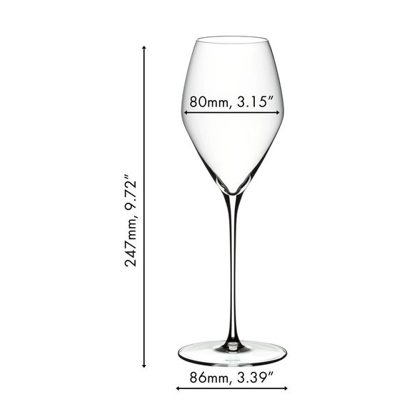 Набор из 2-х бокалов для вина Rose (Розе), объем: 322 мл, высота: 247 мм, хрусталь, серия Veloce, 6330/55, Riedel, изображение 3