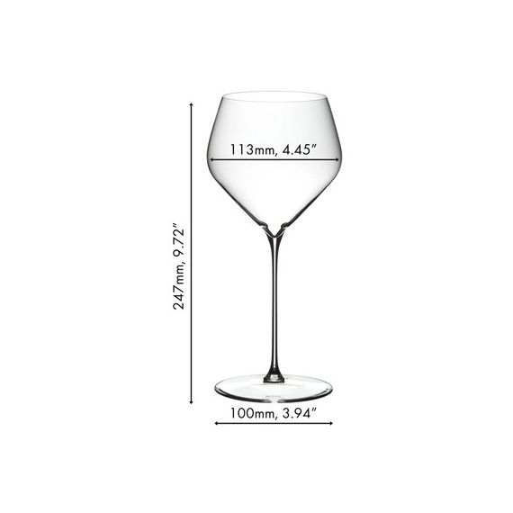 Набор из 2-х бокалов для белого вина Chardonnay (Шардоне), объем: 670 мл, высота: 247 мм, хрусталь, серия Veloce, 6330/97, Riedel, изображение 3
