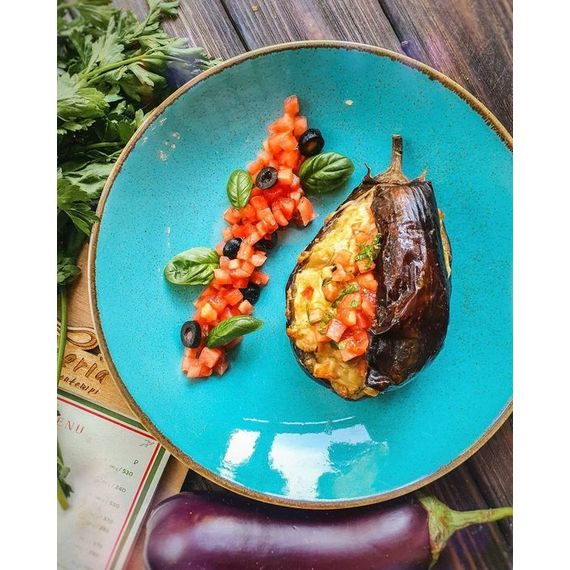 Тарелка 24 см безбортовая, Seasons Бирюзовый, Porland, изображение 26