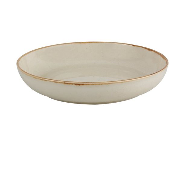 Салатник полуглубокий d 22 см h 4 см 835 мл, Seasons Бежевый, Porland, изображение 3