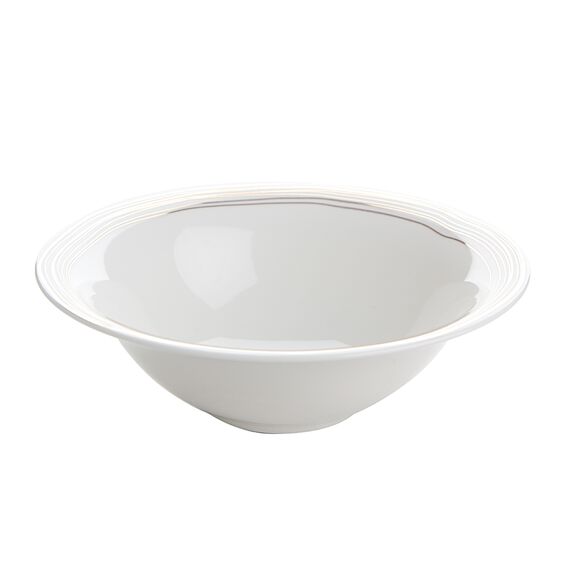 Тарелка глубокая 16 см, цвет белый с золотом, BOHEM, Porland