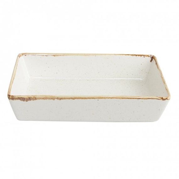 Блюдо прямоугольное 16х10 см h 4 см, Seasons Бежевый, Porland, изображение 3